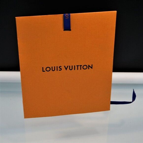 Authentic Louis Vuitton Envelope Bag Scarf Neck Tie Packing Paper Bag 8.5 x 7.25 - Picture 1 of 7